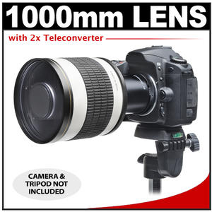 Rokinon 500mm f/6.3 Mirror Lens & 2x Teleconverter for Olympus 4/3 Digital SLR Cameras - Digital Cameras and Accessories - Hip Lens.com