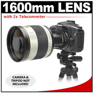 Rokinon 800mm f/8 Mirror Lens & 2x Teleconverter for Canon EOS Digital SLR Cameras - Digital Cameras and Accessories - Hip Lens.com