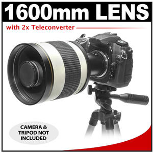 Rokinon 800mm f/8 Mirror Lens & 2x Teleconverter for Olympus 4/3 Digital SLR Cameras - Digital Cameras and Accessories - Hip Lens.com