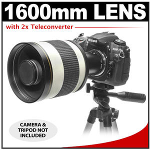 Rokinon 800mm f/8 Mirror Lens & 2x Teleconverter for Nikon Digital SLR Cameras - Digital Cameras and Accessories - Hip Lens.com