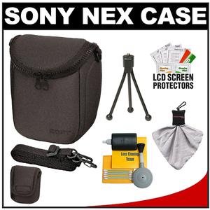 Sony LCS-BBF Soft Digital Camera Case for NEX Digital Cameras (Black) with Accessory Kit - Digital Cameras and Accessories - Hip Lens.com