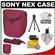Sony LCS-BBF Soft Digital Camera Case for NEX Digital Cameras (Pink) with Accessory Kit