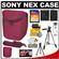 Sony LCS-BBF Soft Digital Camera Case for NEX Digital Cameras (Pink) with NP-FW50 Battery + 16GB SD Card + Tripod + Accessory Kit