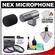 Sony Alpha ECM-SST1 Stereo Microphone for NEX-3, NEX-C3, NEX-5 & NEX-5N Cameras (Silver) with 3 Filter Set + Cleaning Kit