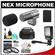 Sony Alpha ECM-SST1 Stereo Microphone for NEX-3, NEX-C3, NEX-5 & NEX-5N Cameras (Silver) with NP-FW50 Battery + Video Light + Case + 3 Filter Set + Cleaning & Accessory Kit