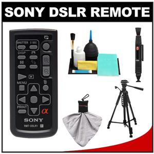 Sony RMT-DSLR1 Wireless Remote Commander for Alpha DSLR Cameras + Tripod Kit for A33  A37  A55  A57  A65  A77  A560  A580  A900  NEX-5  NEX-5N  NEX-7 - Digital Cameras and Accessories - Hip Lens.com