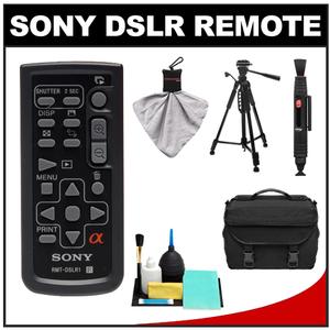 Sony RMT-DSLR1 Wireless Remote Commander for Alpha DSLR Cameras + Tripod + Case Kit for A33  A37  A55  A57  A65  A77  A560  A580  NEX-5  NEX-5N  NEX-7 - Digital Cameras and Accessories - Hip Lens.com