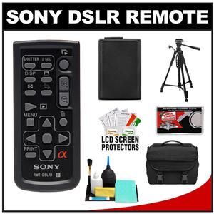 Sony RMT-DSLR1 Wireless Remote Commander for Alpha DSLR Cameras + NP-FW50 Battery  + 57Ã¢â‚¬? Tripod + Case Kit for SLT-A55  A33  A37  NEX-5  NEX-5N  NEX-7 - Digital Cameras and Accessories - Hip Lens.com