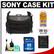 Sony LCS-AMSC30 Soft Digital SLR System Carrying Case with 16GB + Accessory Kit