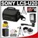 Sony LCS-U20 Medium Carrying Case for Handycam, Cyber-Shot, NEX Digital Camera (Black) with Wide & Telephoto Lens + LED Light + Battery + Case + Tripod + Accessory Kit