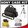 Sony Handycam LCS-VCD Soft Camcorder Case (Black) with Tripod + Accessory Kit