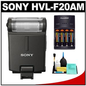 Sony Alpha HVL-F20AM Flash with Batteries + Cleaning Kit - Digital Cameras and Accessories - Hip Lens.com