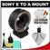 Sony Alpha LA-EA1 Lens Adapter (A-mount to E-mount) with Cleaning Kit for NEX-3, NEX-5 & NEX-C3 Digital Cameras