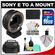 Sony Alpha LA-EA1 Lens Adapter (A-mount to E-mount) with 16GB Card + Case + Accessory Kit for NEX-3, NEX-5 & NEX-C3 Digital Cameras