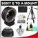 Sony Alpha LA-EA1 Lens Adapter (A-mount to E-mount) with Tripod + Case + Accessory Kit for NEX-3, NEX-5 & NEX-C3 Digital Cameras