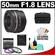 Sony Alpha 50mm f/1.8 DT SAM Lens with 3 (UV/FLD/CPL) Filter Set + Case + Cleaning Accessory Kit