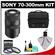 Sony Alpha 70-300mm f/4.5-5.6 G SSM Zoom Lens with Case + 3 UV/FLD/CPL Filter Set + Cleaning Kit