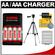Sunpak PicturesPlus (4) 2650mAh AA NiMH Batteries & 60 Minute Charger with Precision Design AA Battery Case + Tripod + Cleaning Accessory Kit