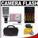 Sunpak FL-VL Combination Camera Slave Flash / Camcorder Video Light with Bracket with Case + (4) Batteries & Charger Kit