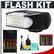 Sunpak RD2000 Digital TTL Low-Profile Bounce Head Flash (for Canon EOS E-TTL) with Batteries & Charger + Accessory Kit