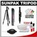 Sunpak Pro 423PX Carbon Fiber 3 Section Tripod with Compact Pistol Grip Ball Head & Case with Canon Cleaning & Accessory Kit