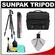 Sunpak Pro 423PX Carbon Fiber 3 Section Tripod with Compact Pistol Grip Ball Head & Case with Case + Cleaning Kit