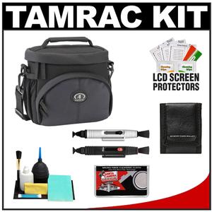 Tamrac 3336 Aero 36 Micro Four Thirds / Compact Digital SLR Camera Bag (Black/Gray) with Cleaning & Accessory Kit - Digital Cameras and Accessories - Hip Lens.com