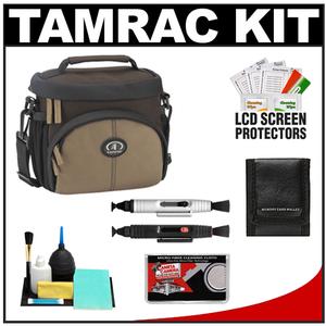 Tamrac 3336 Aero 36 Micro Four Thirds / Compact Digital SLR Camera Bag (Brown/Tan) with Cleaning & Accessory Kit - Digital Cameras and Accessories - Hip Lens.com