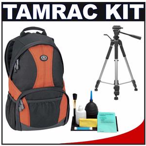 Tamrac 3370 Aero 70 Photo Digital SLR Camera Backpack (Rust) with Deluxe Photo/Video Tripod + Accessory Kit - Digital Cameras and Accessories - Hip Lens.com