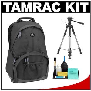 Tamrac 3375 Aero Speed Pack 75 Digital SLR Camera Backpack (Black) with Deluxe Photo/Video Tripod + Accessory Kit - Digital Cameras and Accessories - Hip Lens.com