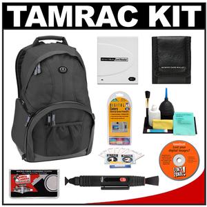 Tamrac 3375 Aero Speed Pack 75 Digital SLR Camera Backpack (Black) with Reader + Cleaning Kit + LCD Protectors + Accessory Kit - Digital Cameras and Accessories - Hip Lens.com