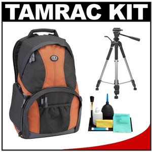 Tamrac 3375 Aero Speed Pack 75 Digital SLR Camera Backpack (Rust) with Deluxe Photo/Video Tripod + Accessory Kit - Digital Cameras and Accessories - Hip Lens.com