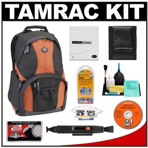 Tamrac 3375 Aero Speed Pack 75 Digital SLR Camera Backpack (Rust) with Reader + Cleaning Kit + LCD Protectors + Accessory Kit - Digital Cameras and Accessories - Hip Lens.com