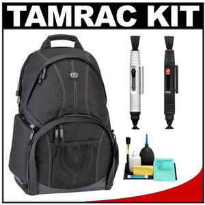 Tamrac 3385 Aero Speed Pack 85 Digital SLR Camera / Laptop Backpack (Black) with Complete Cleaning Kit - Digital Cameras and Accessories - Hip Lens.com
