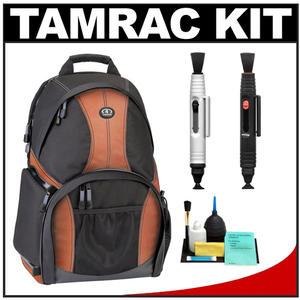 Tamrac 3385 Aero Speed Pack 85 Digital SLR Camera / Laptop Backpack (Rust) with Complete Cleaning Kit - Digital Cameras and Accessories - Hip Lens.com