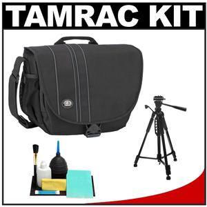 Tamrac 3445 Rally 5 Camera/Netbook/iPad Bag (Black) with Deluxe Photo/Video Tripod + Accessory Kit - Digital Cameras and Accessories - Hip Lens.com
