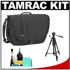 Tamrac 3447 Rally 7 Camera/Laptop Case (Black) with Deluxe Photo/Video Tripod + Accessory Kit - Digital Cameras and Accessories - Hip Lens.com