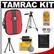 Tamrac 3812 Neoprene Neo's Digital Camera Case with LCD Protection Panel (Red) with Tripod + Cleaning Kit + Accessory Kit