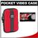 Tamrac 3814 Neoprene Neo's Digital Camera Case With LCD Protection Panel (Red) with Microfiber Cleaning Cloth