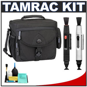Tamrac 5564 Explorer 400 Digital SLR Camera Bag (Black) with Complete Cleaning Kit - Digital Cameras and Accessories - Hip Lens.com