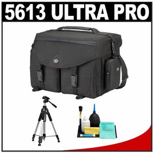 Tamrac 5613 Ultra Pro 13 Digital SLR Camera Case (Black) with Deluxe Photo/Video Tripod + Accessory Kit - Digital Cameras and Accessories - Hip Lens.com