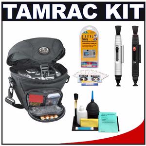 Tamrac 5683 Digital Zoom Camera Holster Bag (Black) with LCD Protectors + Cleaning Accessory Kit - Digital Cameras and Accessories - Hip Lens.com