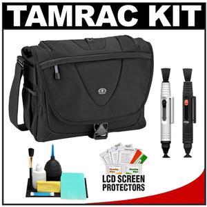 Tamrac 5782 Evolution Messenger 2 Photo/Laptop Digital SLR Camera Case (Black) with Reader + Cleaning Kit + LCD Protectors + Accessory Kit - Digital Cameras and Accessories - Hip Lens.com