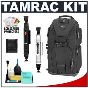Tamrac 5786 Evolution 6 Photo Digital SLR Camera Sling Backpack (Black) with LCD Protectors + Cleaning Accessory Kit - Digital Cameras and Accessories - Hip Lens.com