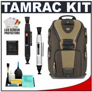 Tamrac 5788 Evolution 8 Photo Digital SLR Camera Sling Backpack (Brown/Tan) with LCD Protectors + Cleaning Accessory Kit - Digital Cameras and Accessories - Hip Lens.com