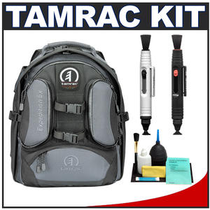 Tamrac 5585 Expedition 5x Digital SLR Photo Backpack (Gray/Black) with Complete Cleaning Kit - Digital Cameras and Accessories - Hip Lens.com