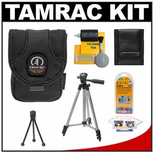 Tamrac 5204 T4 Camera Bag (Black) with Tripod + LCD Protectors + Cleaning Kit + Accessory Kit - Digital Cameras and Accessories - Hip Lens.com