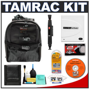 Tamrac 5256 CyberPack 6 Digital SLR Multi Purpose Photo/Computer Backpack with Reader + Cleaning Kit + LCD Protectors + Accessory Kit - Digital Cameras and Accessories - Hip Lens.com