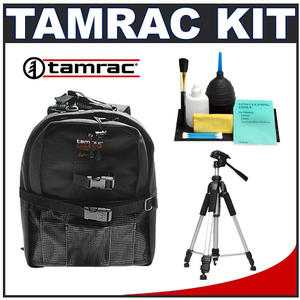 Tamrac 5256 CyberPack 6 Digital SLR Multi Purpose Photo/Computer Backpack with Deluxe Photo/Video Tripod + Accessory Kit - Digital Cameras and Accessories - Hip Lens.com