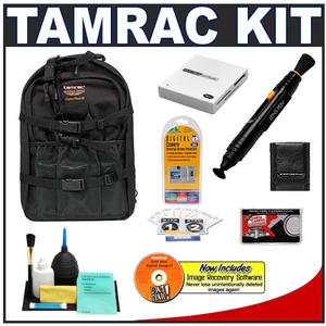 Tamrac 5258 CyberPack 8 Digital SLR Multi Purpose Photo/Computer Backpack with Reader + Cleaning Kit + LCD Protectors + Accessory Kit - Digital Cameras and Accessories - Hip Lens.com